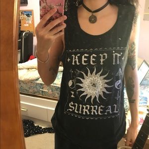 Keep It Surreal Urban Outfitters Muscle Tee